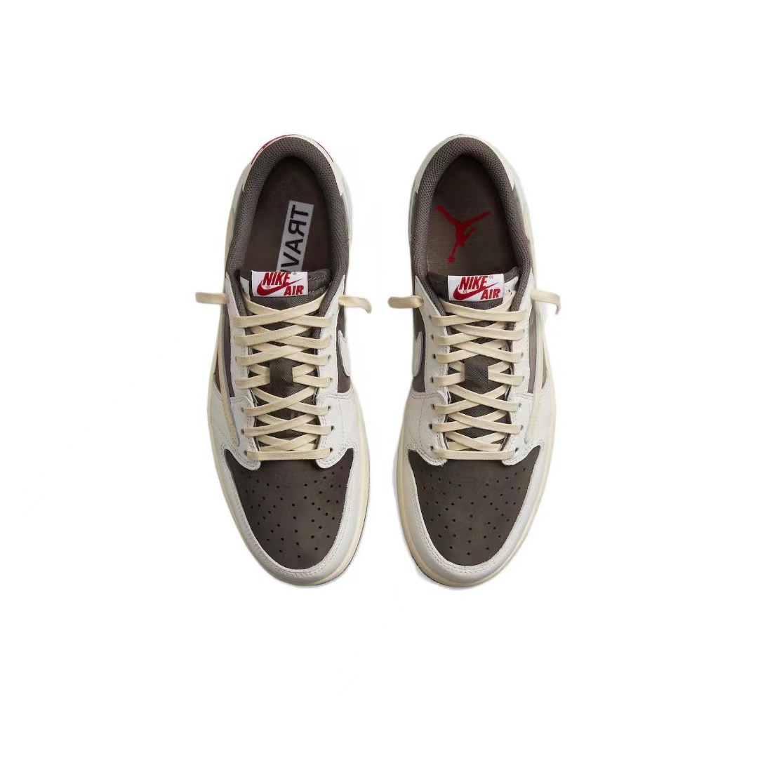 ★NIKE★激レア確定！世界が欲しがるプレミアムな逸足♪ 【新商品発売】【今年の新商品】TRAVIS SCOTT X AIR JORDAN 1 LOW OG【本物の商品保証】【代金引換】