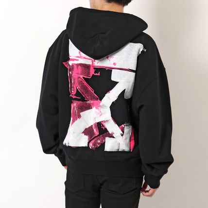 OFF-WHITE !パーカー ACRYLIC ARROW OVER HOODIE