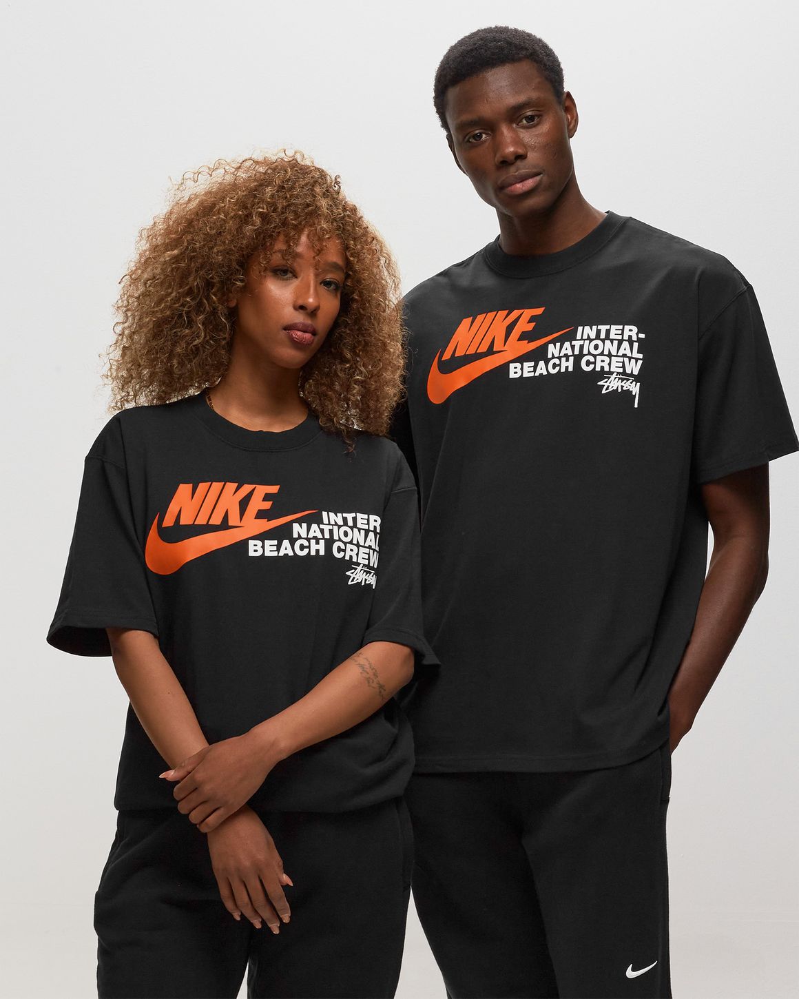 Nike Nike x Stussy International Beach Crew Tee Black | BSTN Store