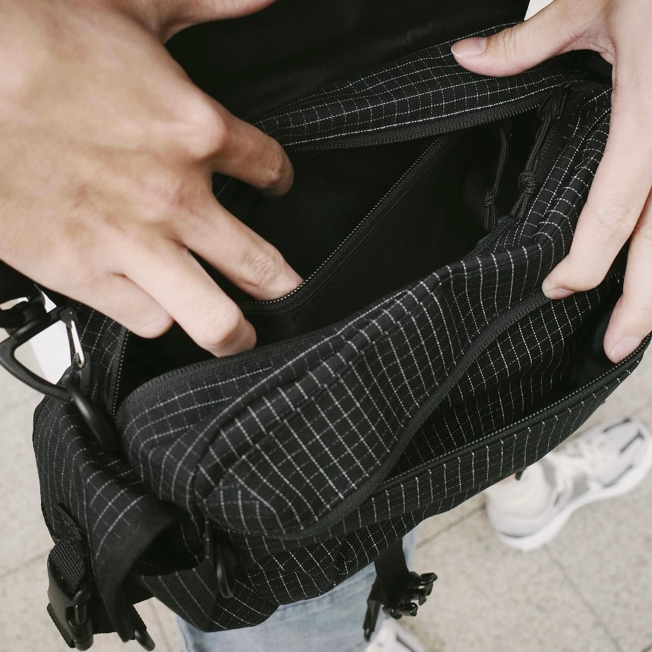 Supreme Reflective Mini Duffle Bag Black supreme supreme - originalfook singapore