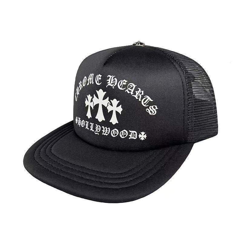 Chrome Hearts Hollywood Cross "King Taco" Trucker Cap