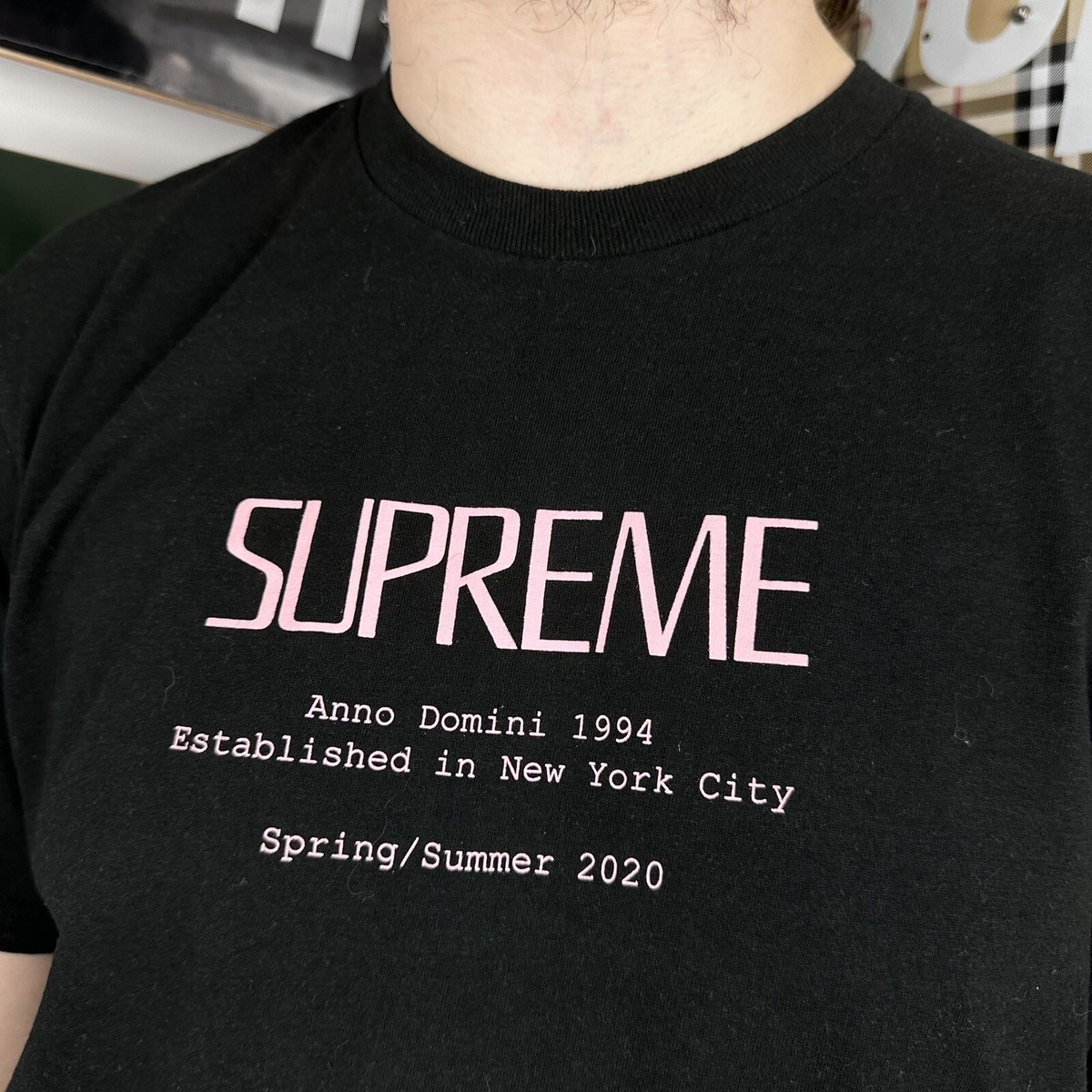 Supreme Anno Domini Tee - Black - SS20 | eBay