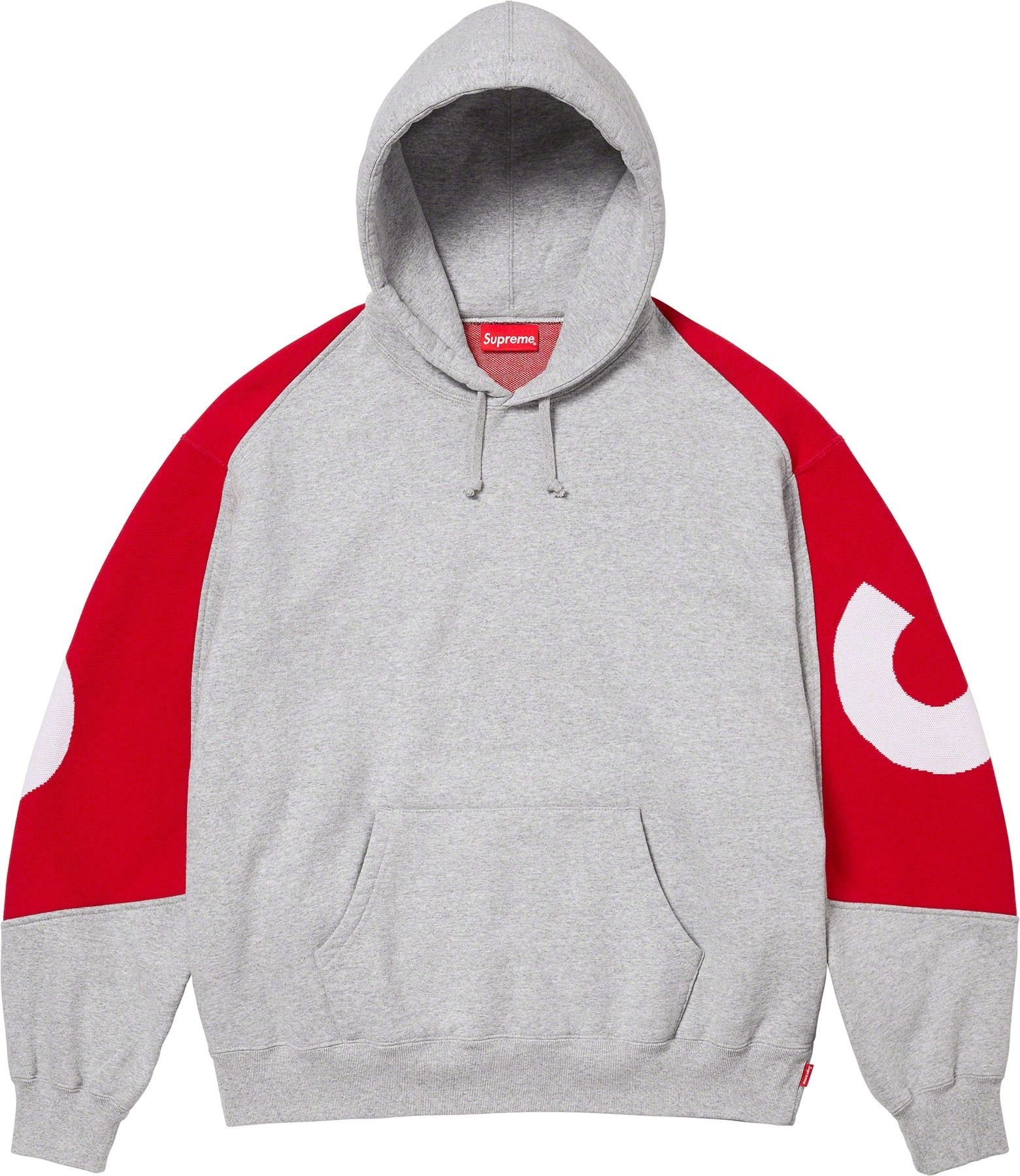 Supreme 23FW Big Logo Jacquard Hooded Sweatshirt