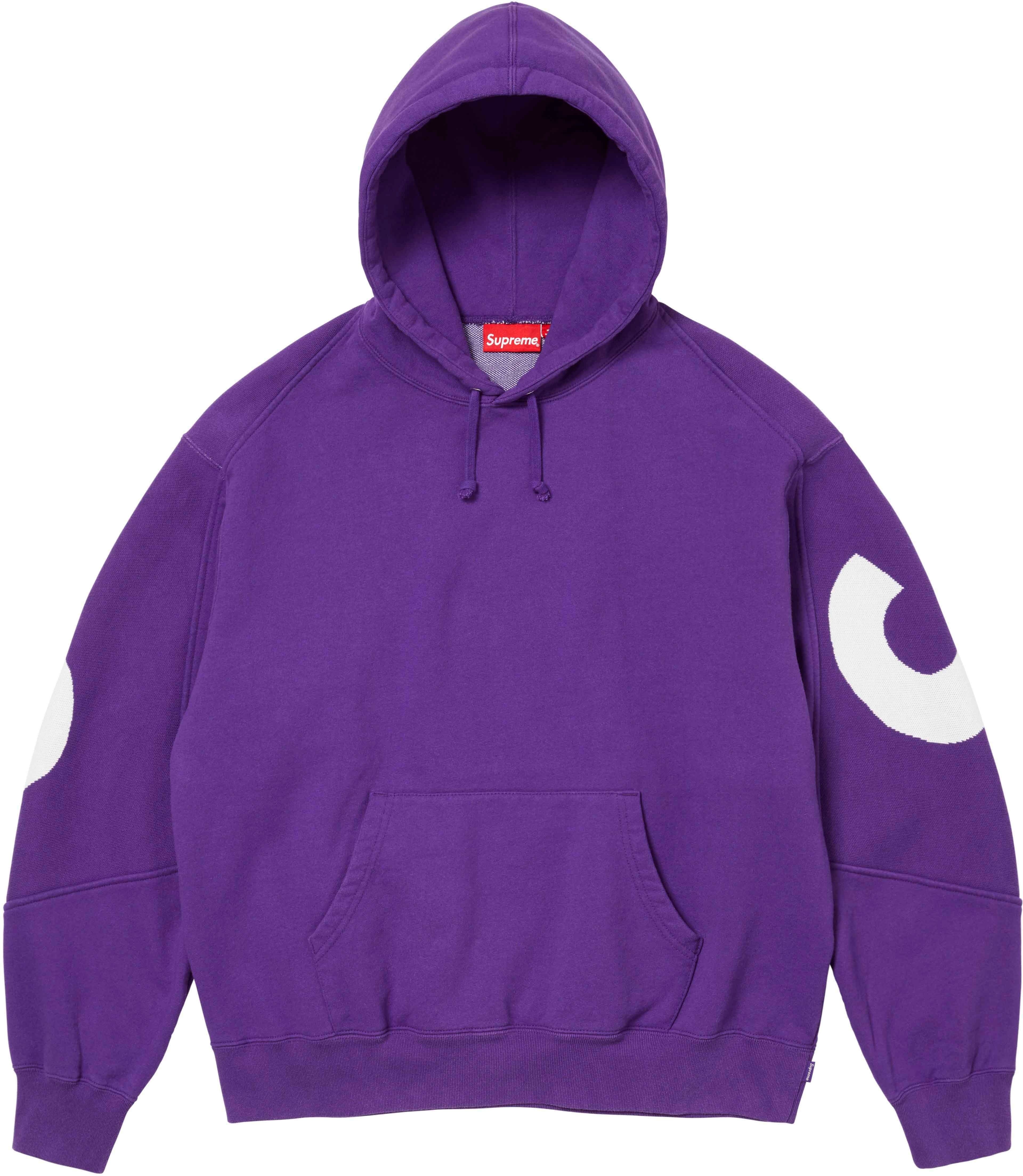 Supreme 23FW Big Logo Jacquard Hooded Sweatshirt