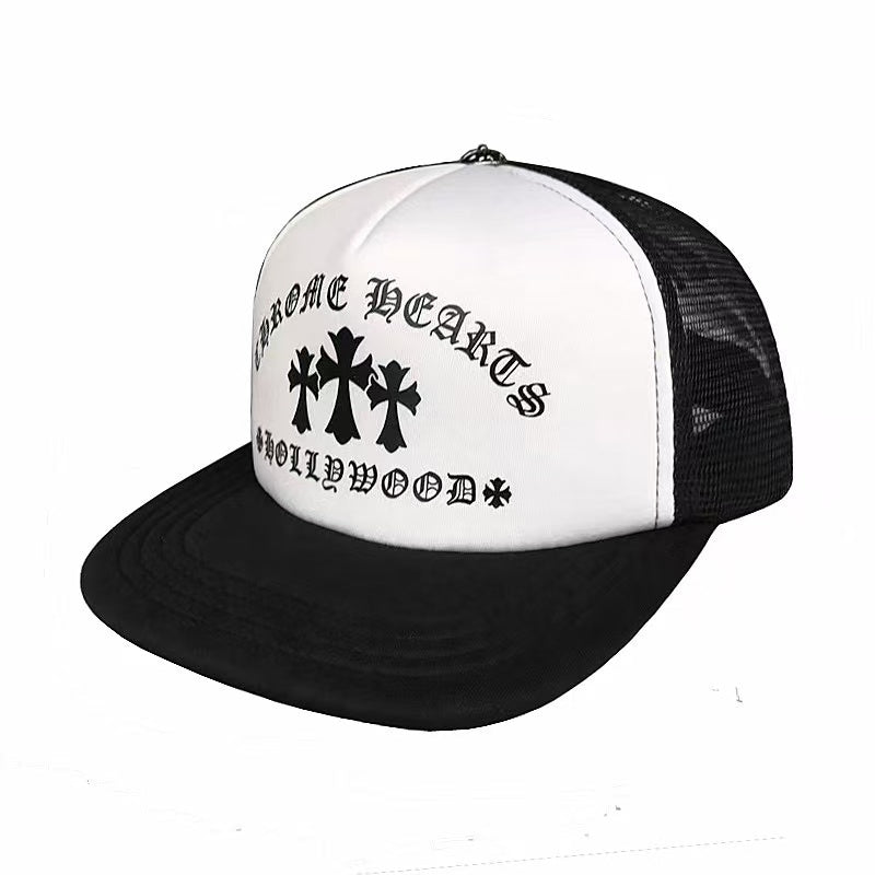 Chrome Hearts Hollywood Cross "King Taco" Trucker Cap