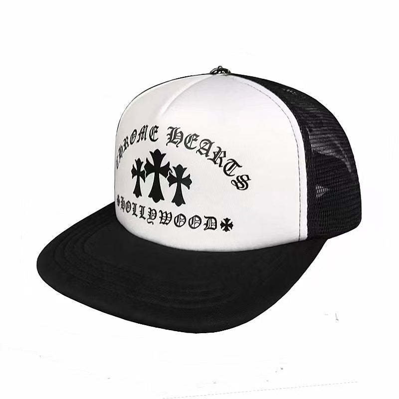 Chrome Hearts Hollywood Cross "King Taco" Trucker Cap