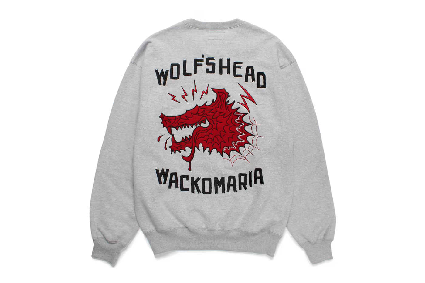 WOLF'S HEAD / HEAVY WEIGHT SWEAT SHIRT【GRAY】