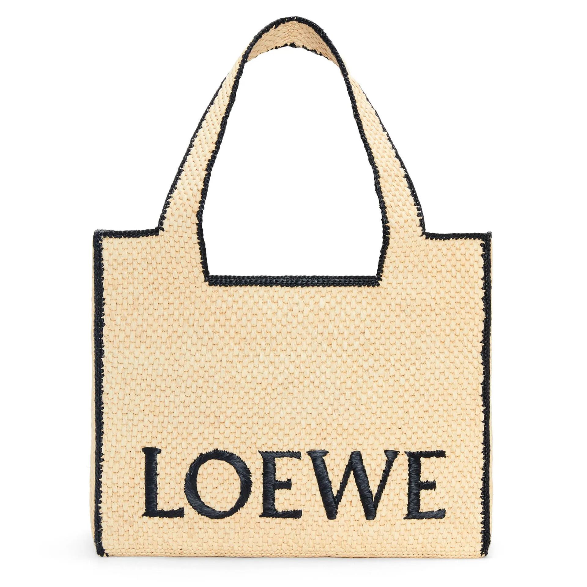 【LOEWE】夏の新作★LOEWE★ロエベフォント トート ラージラフィア