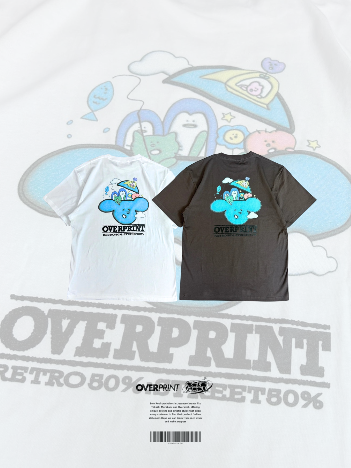 Over Print Naenano Tee A *Tokyo Pop Up Limited