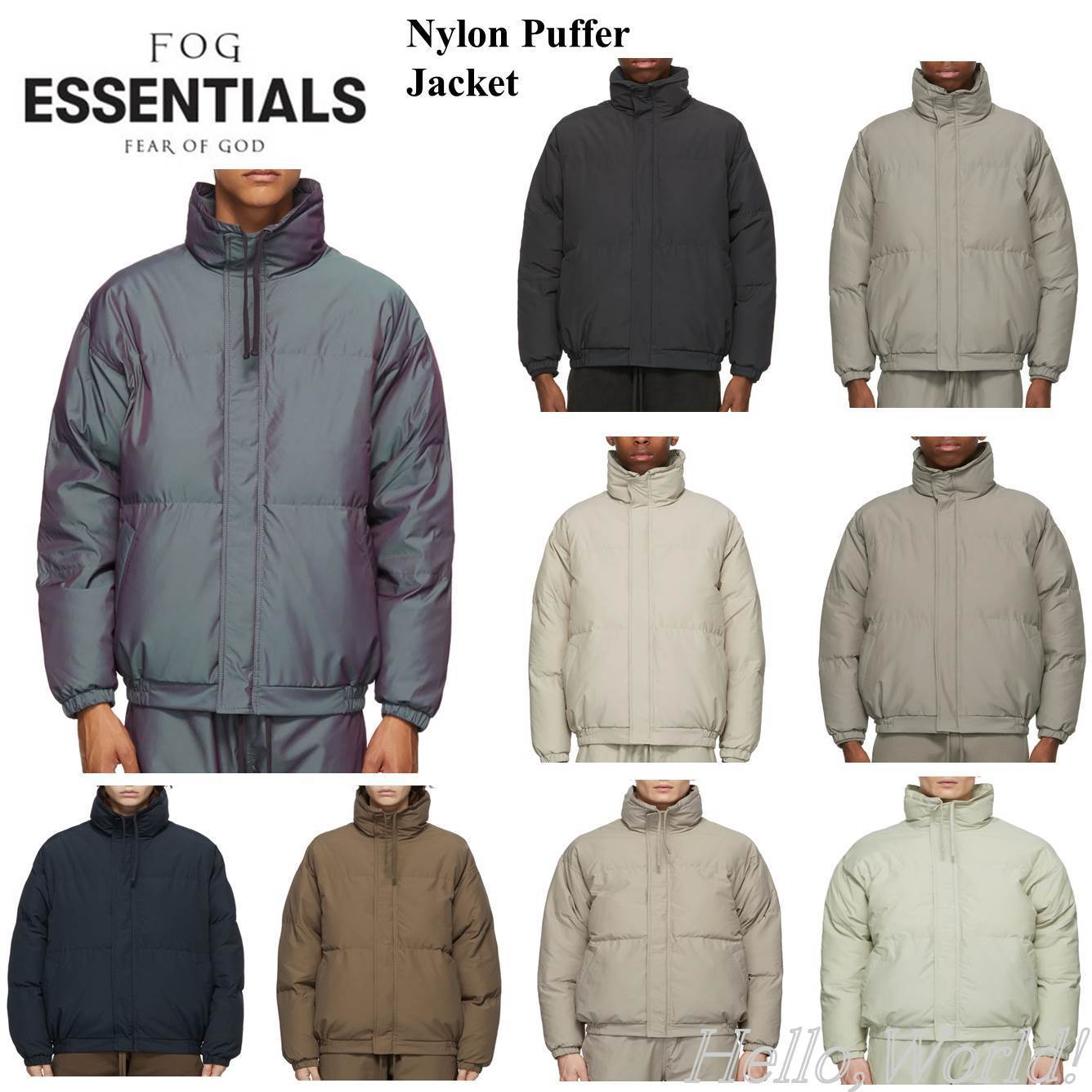 Fear of God ESSENTIALS 日本 限定 コットン Pufferジャケット