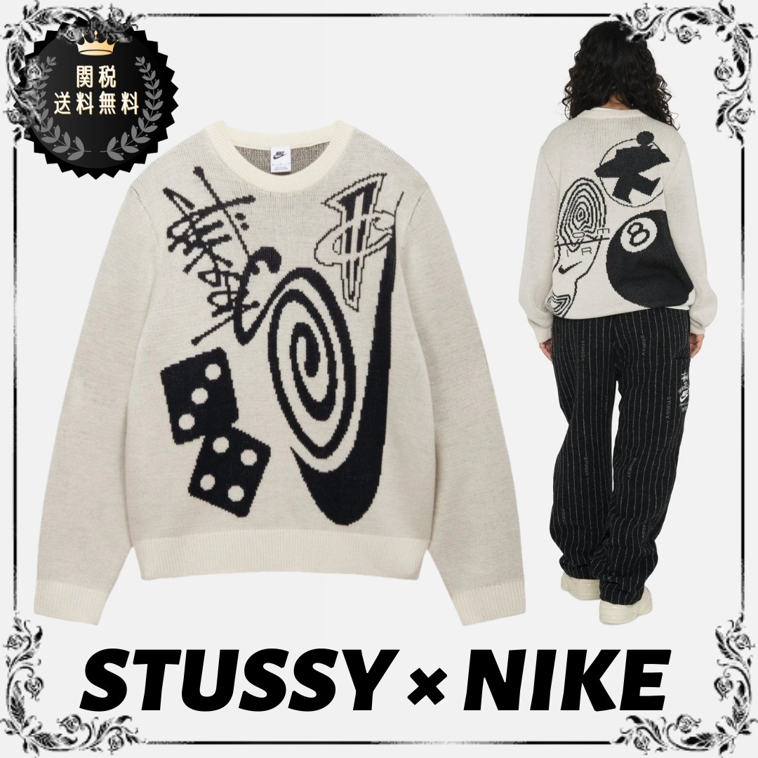 Stussy × Nike Knit Sweater ニット セーター ○関送無料○