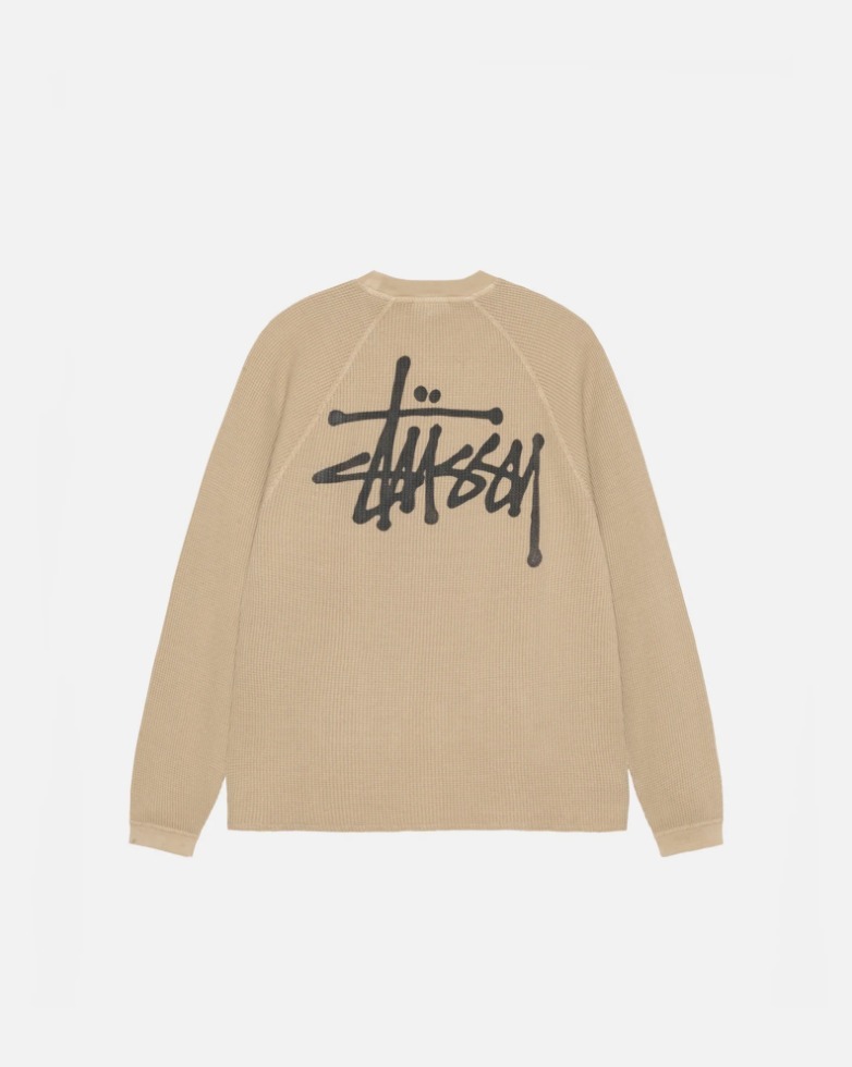 早い者勝ち！【日本完売カラー有】Stussy 25SS ラグラン L/S Tee