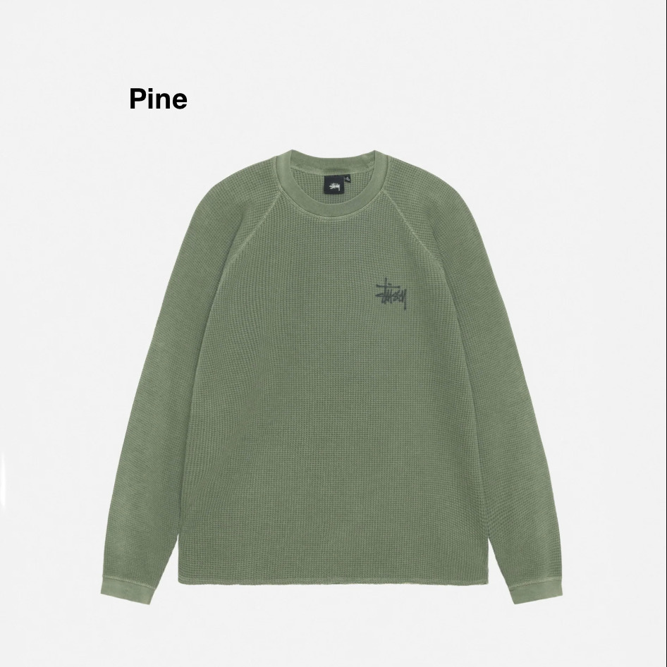 早い者勝ち！【日本完売カラー有】Stussy 25SS ラグラン L/S Tee