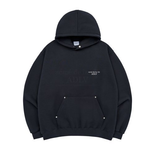 Acme de la Vie◆基本的なエンブレムラベルリベットウォームパーカー