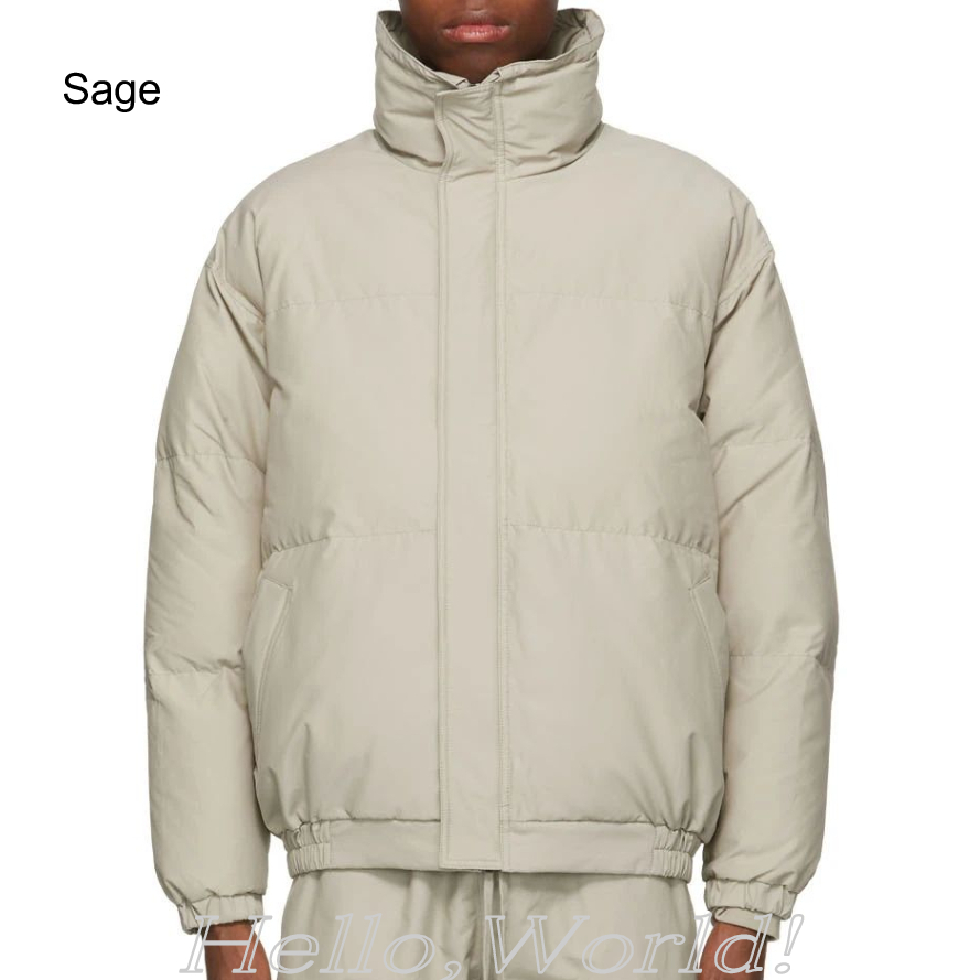 Fear of God ESSENTIALS 日本 限定 コットン Pufferジャケット