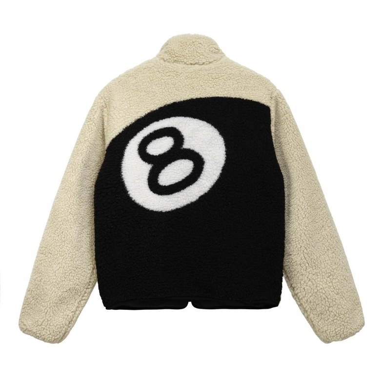 ☆送料関税込☆Stussy 8 Ball Sherpa Jacket Natural☆超人気☆