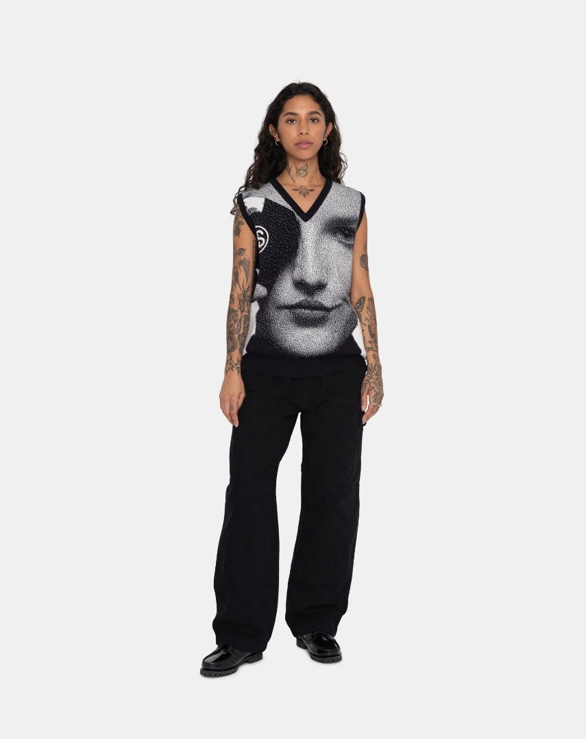 Stussy Photo Jacquard Vest