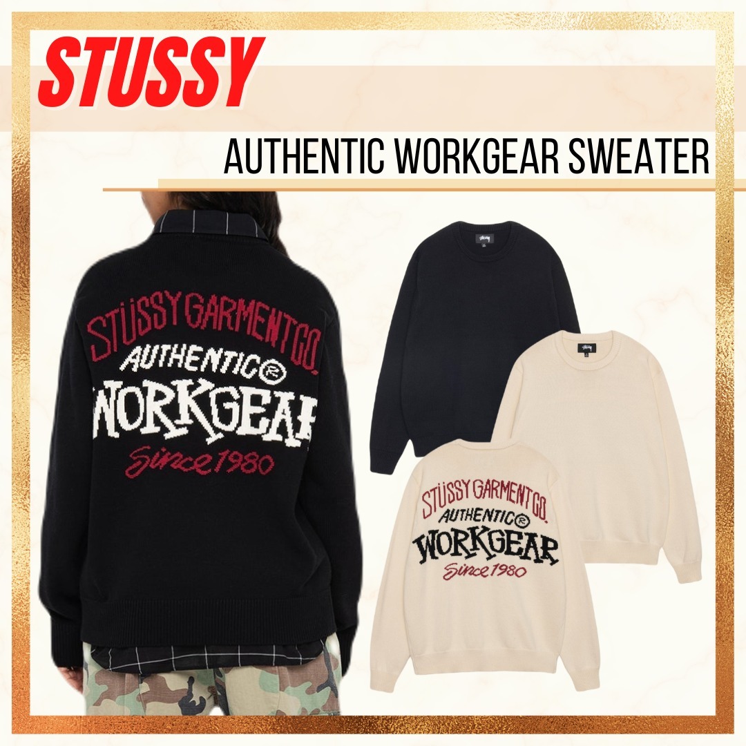 [STUSSY] ステューシー ニット セーター Sweater (送料関税込み)