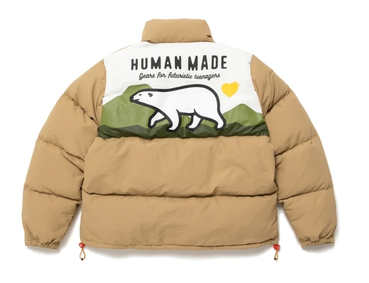 ★【本物保証 /関税・送料無料】BTS愛用ブランド人気レアHuman madeアニマルダウン クマ
