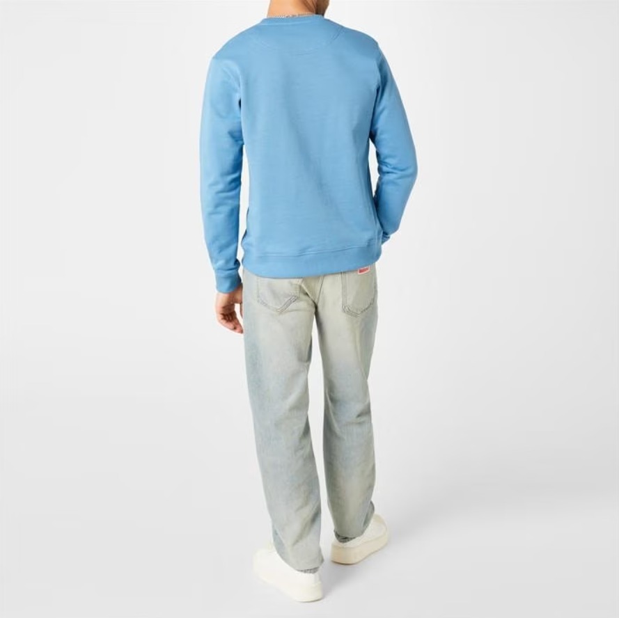 送料関税無料 KENZO タイガー ロゴ スウェット ブラック シアン