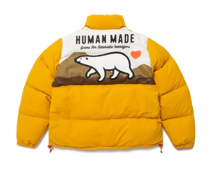 ★【本物保証 /関税・送料無料】BTS愛用ブランド人気レアHuman madeアニマルダウン クマ
