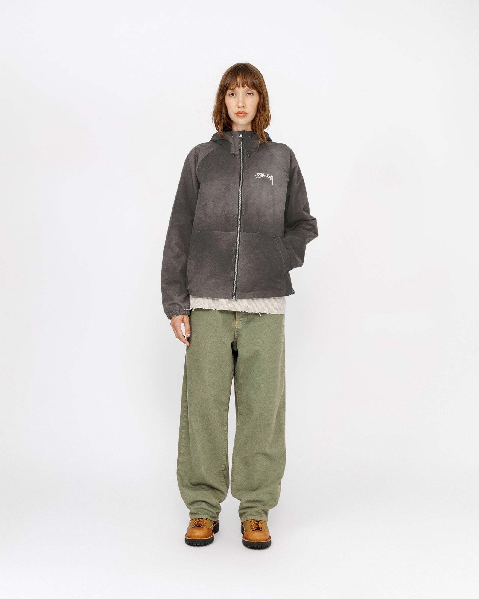 【Stussy】BEACH SHELL WAVE DYE★シェルジャケット★