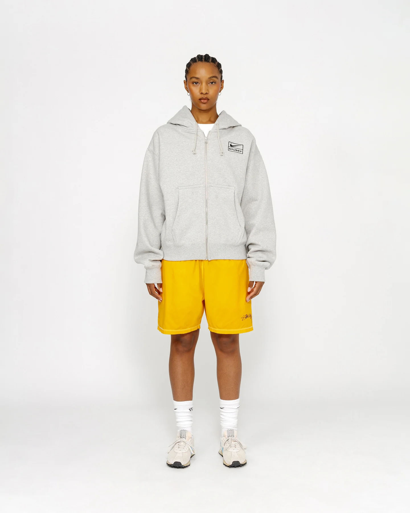 ★ステューシー★NikeXStussy Full Zip Washed Fleece Hoodie★