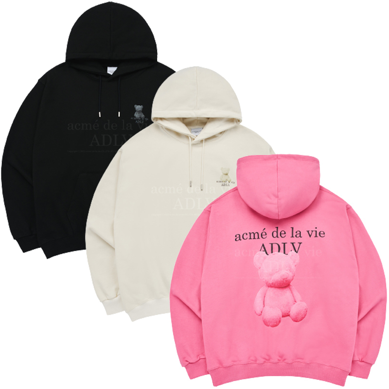 アクメドラビ★UNI_FUZZY BEAR HOODIE_3色