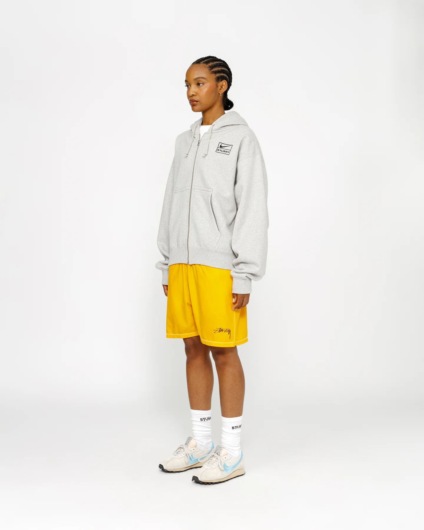 ★ステューシー★NikeXStussy Full Zip Washed Fleece Hoodie★