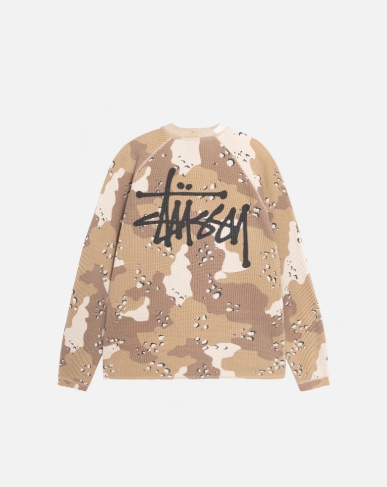 早い者勝ち！【日本完売カラー有】Stussy 25SS ラグラン L/S Tee