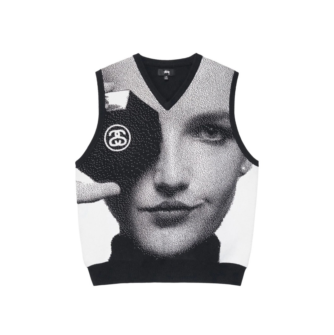 Stussy Photo Jacquard Vest