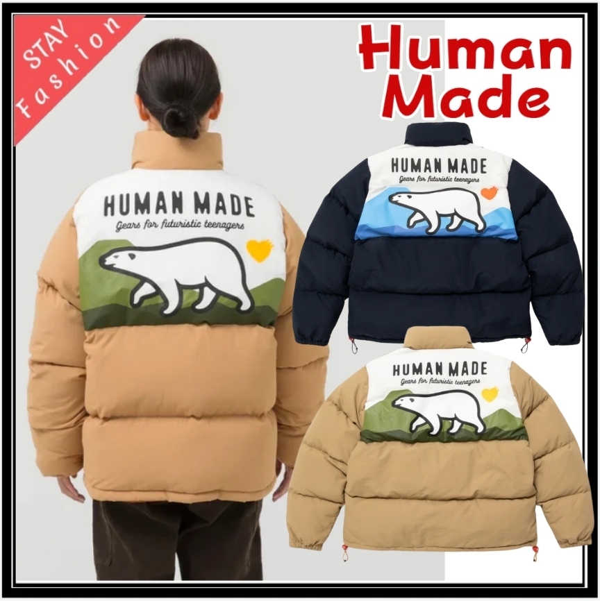 ★【本物保証 /関税・送料無料】BTS愛用ブランド人気レアHuman madeアニマルダウン クマ