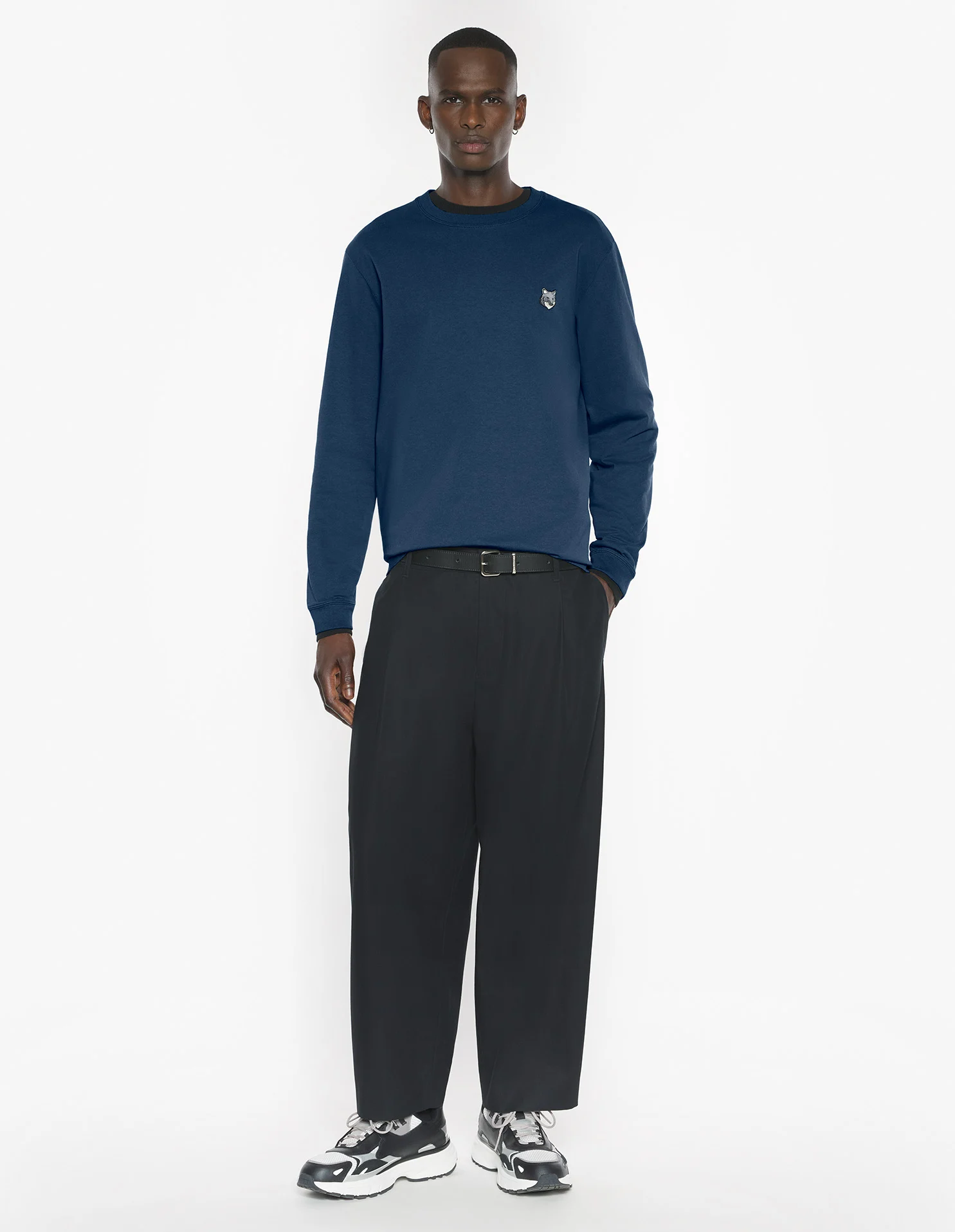 フォックスヘッド コンフォート ロングスリーブ Tシャツ Tシャツ seine blue