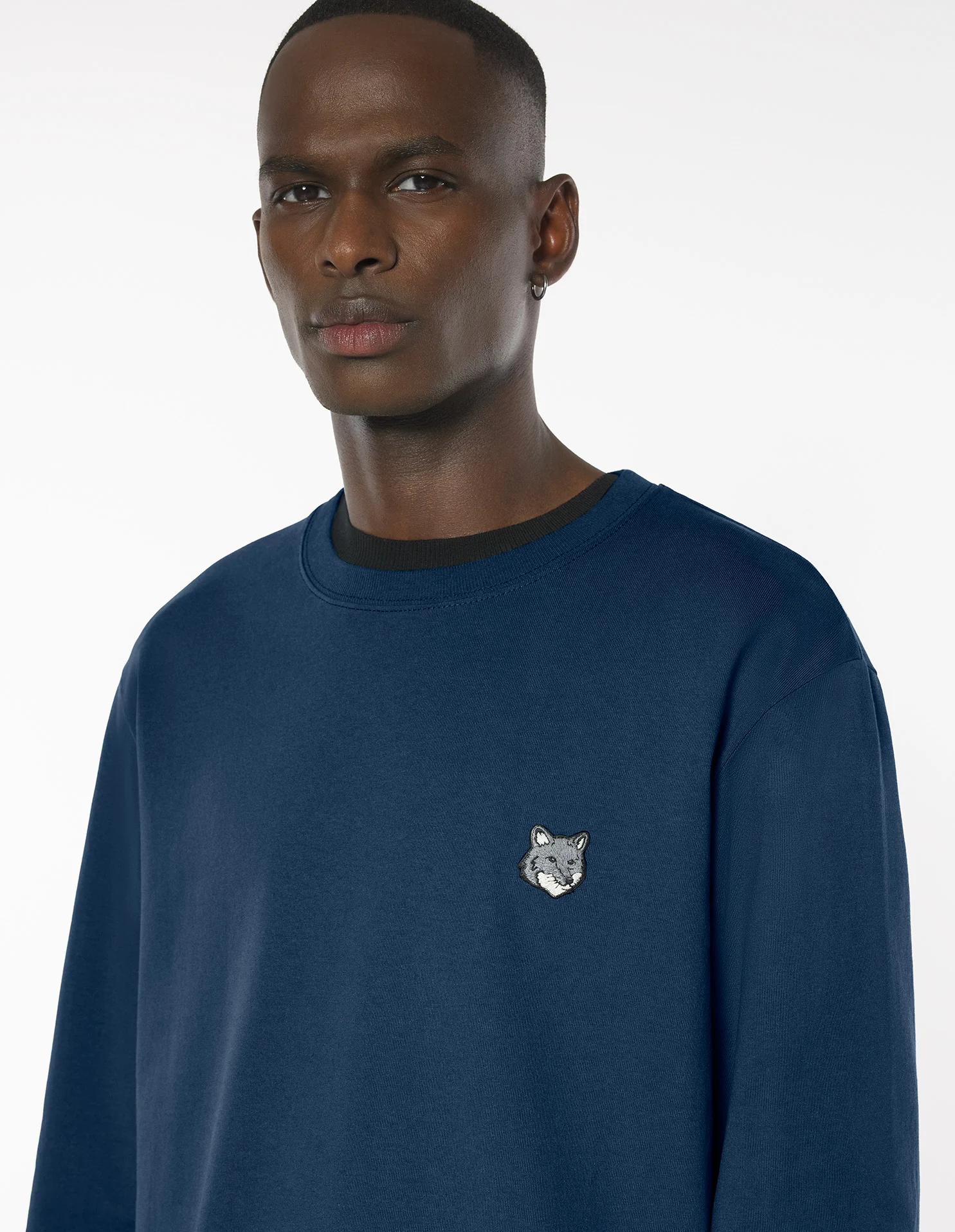 フォックスヘッド コンフォート ロングスリーブ Tシャツ Tシャツ seine blue