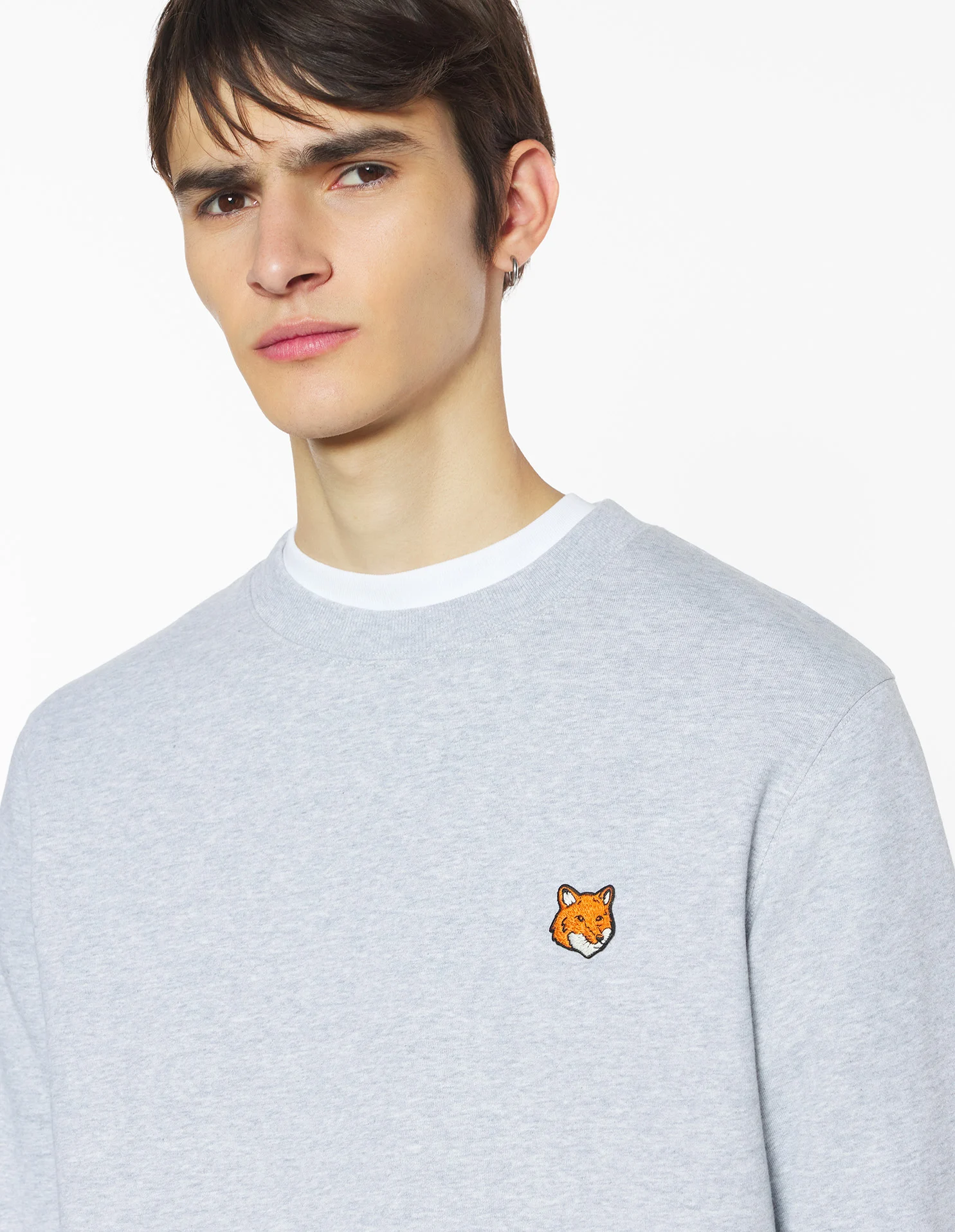 フォックスヘッド レギュラー スウェットシャツ スウェットシャツ&フーディ light grey melange