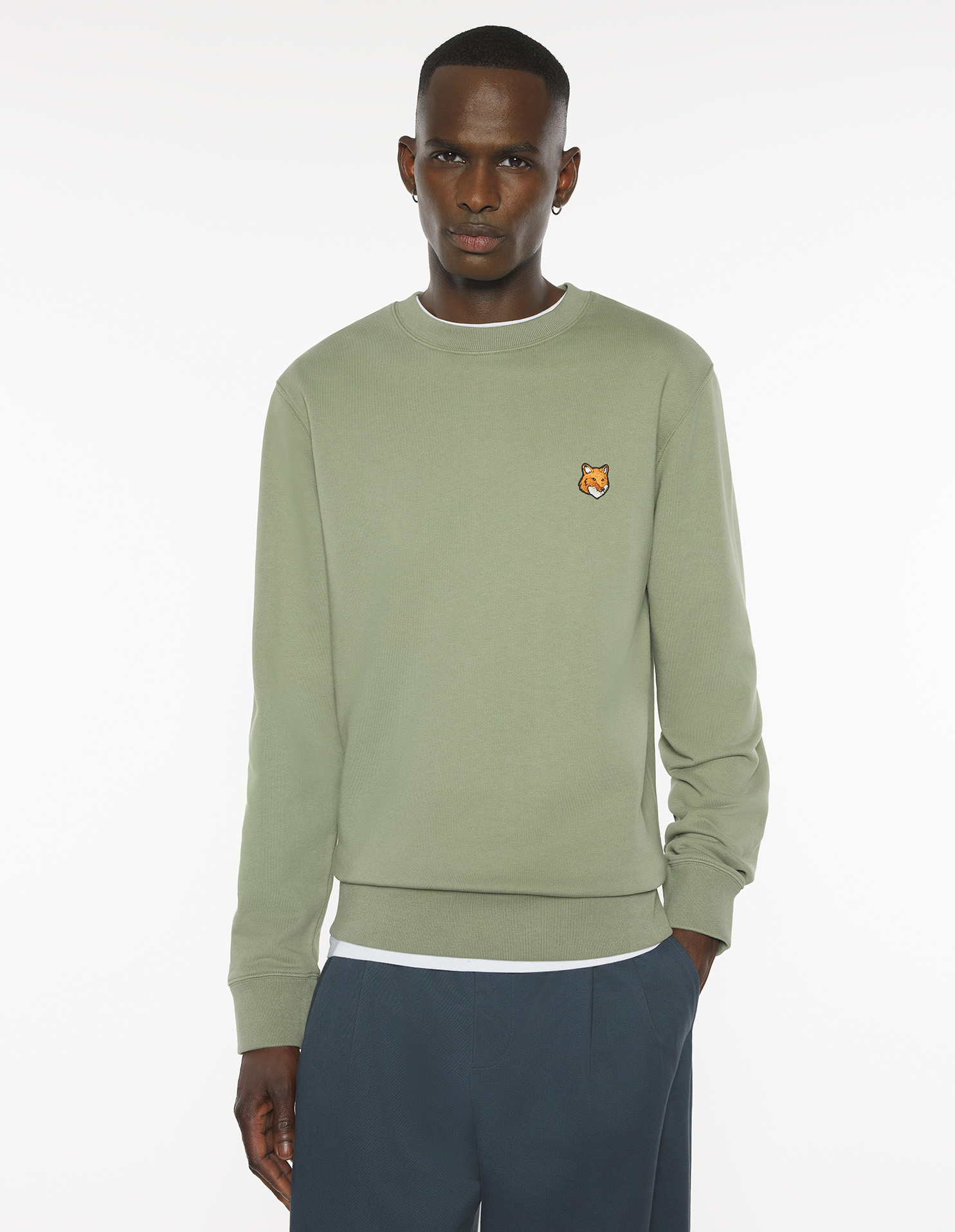 フォックスヘッド レギュラー スウェットシャツ スウェットシャツ&フーディ laurel green