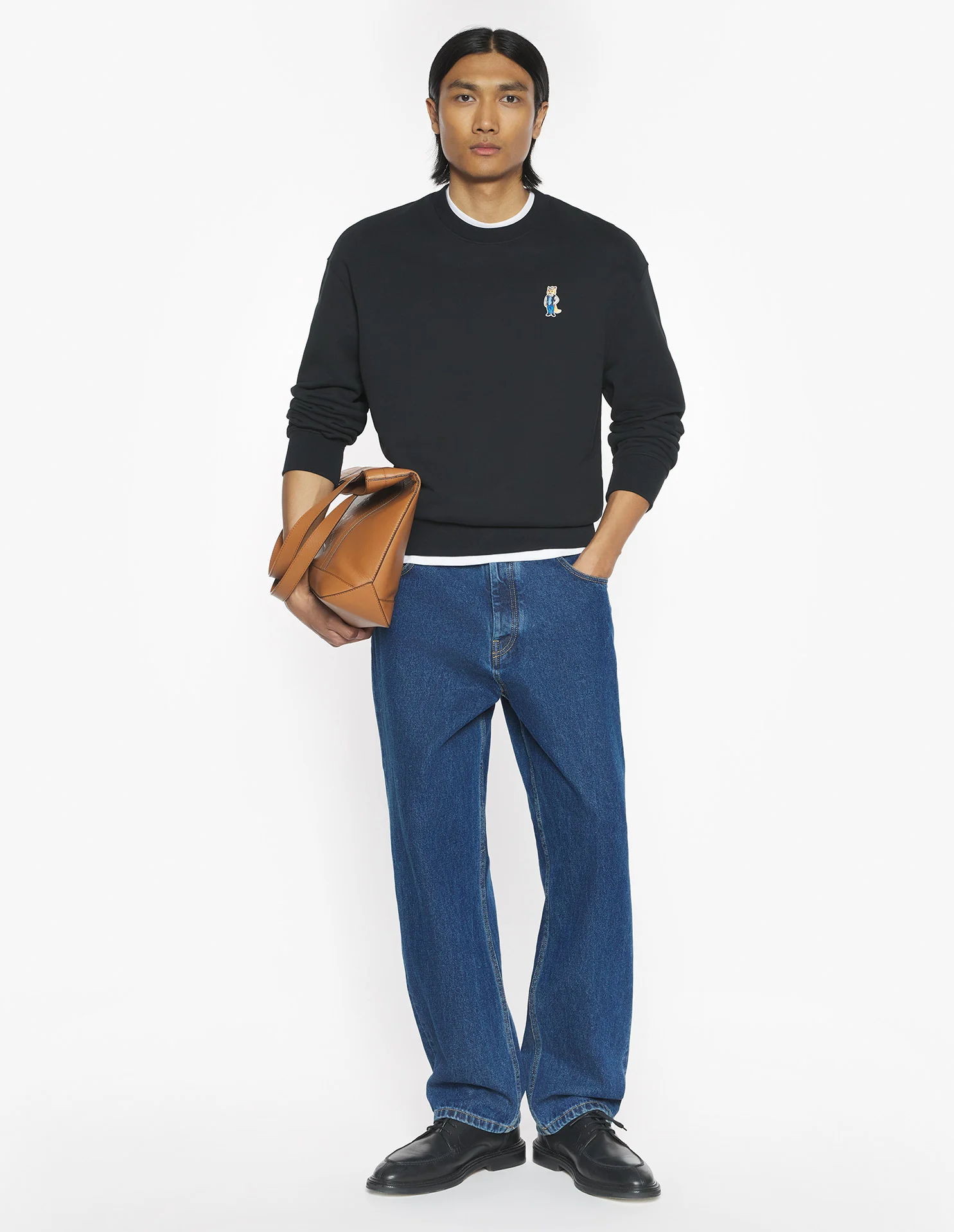 ドレスド フォックス コンフォート スウェットシャツ スウェットシャツ&フーディ black