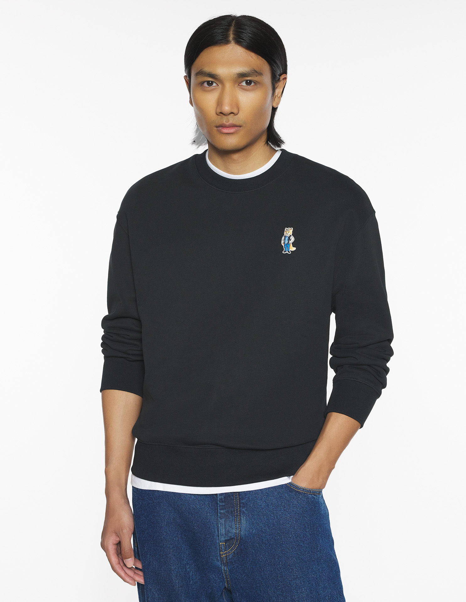 ドレスド フォックス コンフォート スウェットシャツ スウェットシャツ&フーディ black