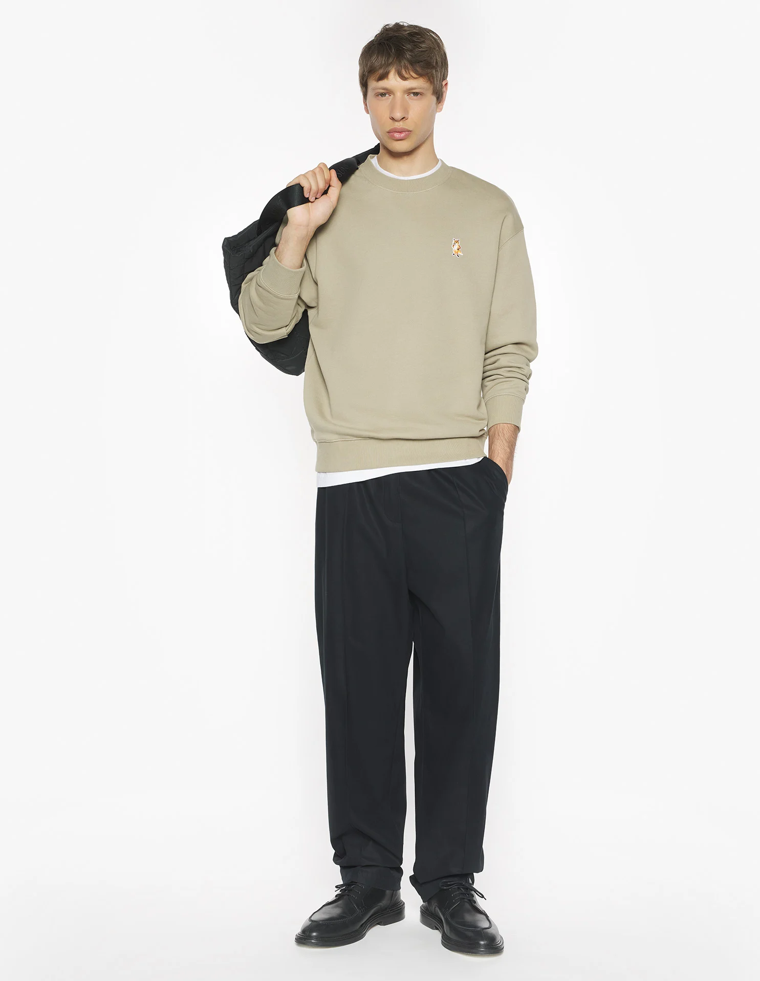 スタンディング フォックス コンフォート スウェットシャツ スウェットシャツ&フーディ concrete beige