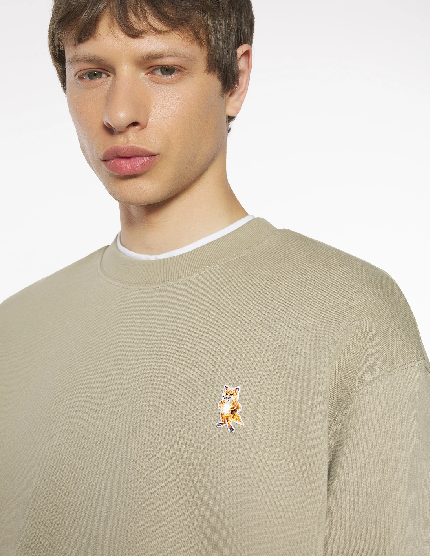 スタンディング フォックス コンフォート スウェットシャツ スウェットシャツ&フーディ concrete beige