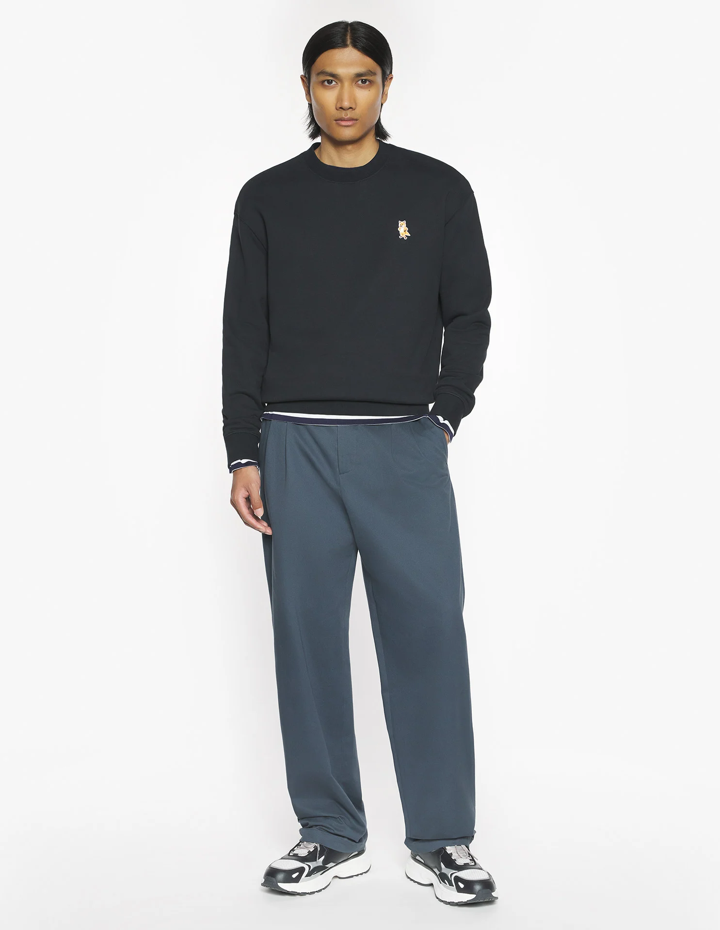 スタンディング フォックス コンフォート スウェットシャツ スウェットシャツ&フーディ black