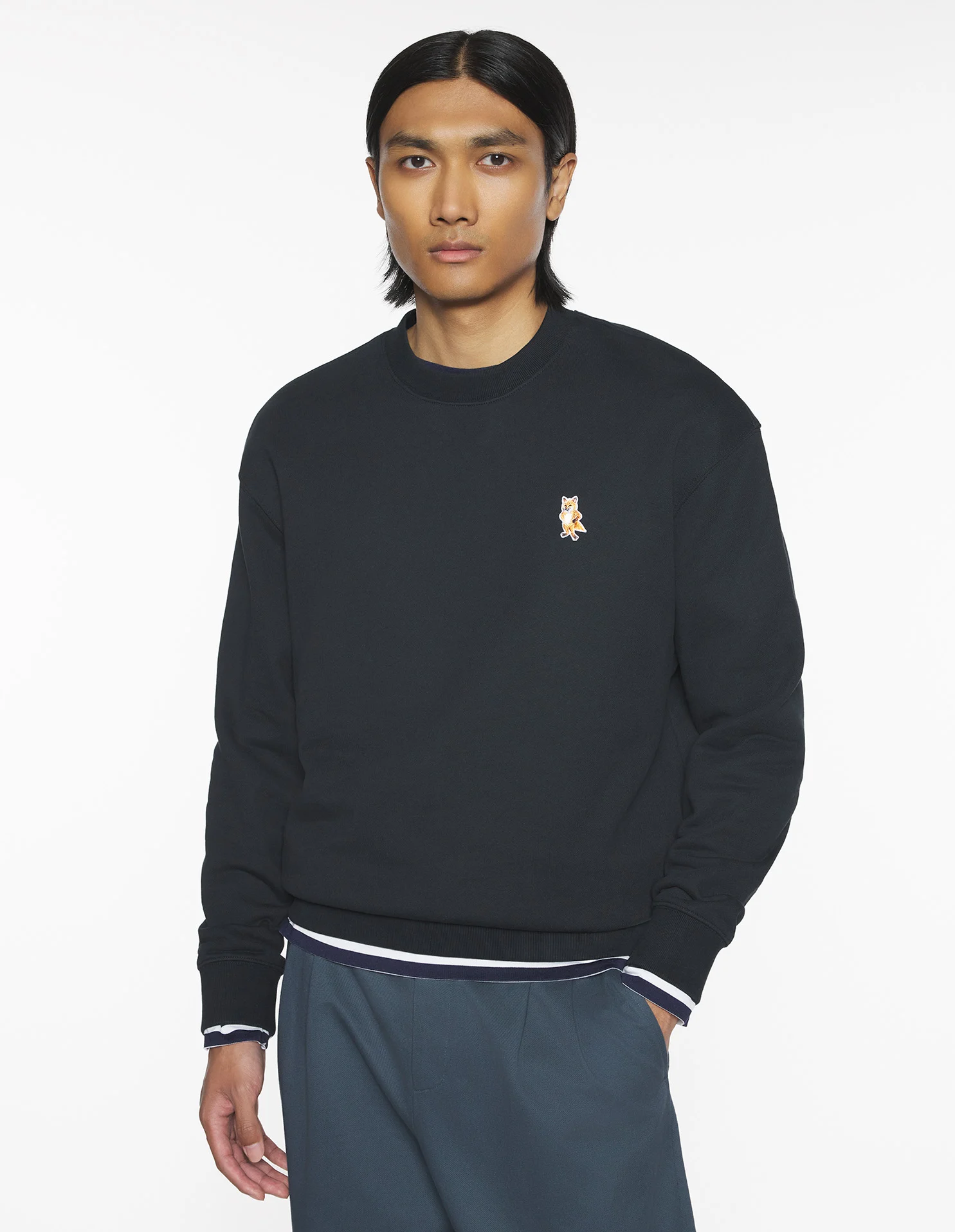 スタンディング フォックス コンフォート スウェットシャツ スウェットシャツ&フーディ black