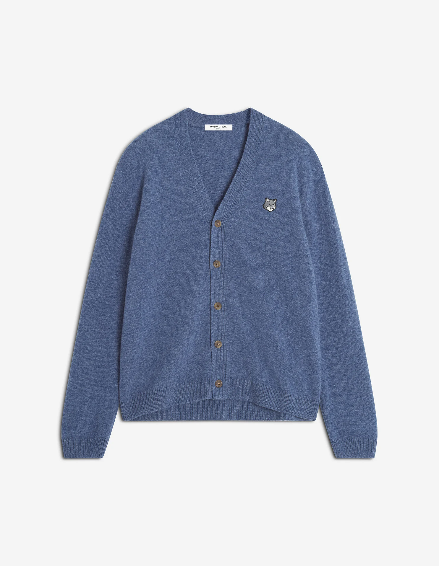 フォックスヘッド ラムズウール コンフォート カーディガン カーディガン powder blue