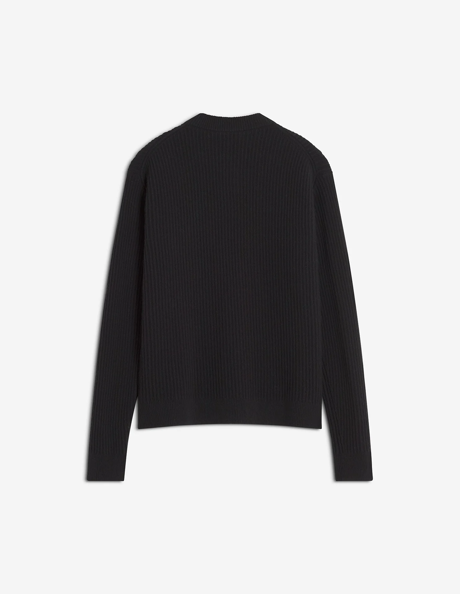 フォックスヘッド ウール リブ カーディガン カーディガン black