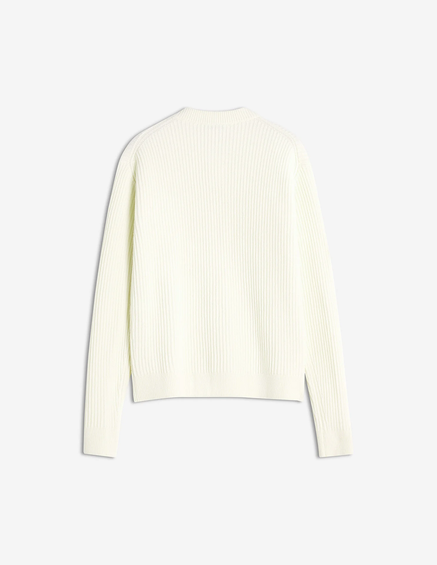 フォックスヘッド ウール リブ カーディガン カーディガン ecru