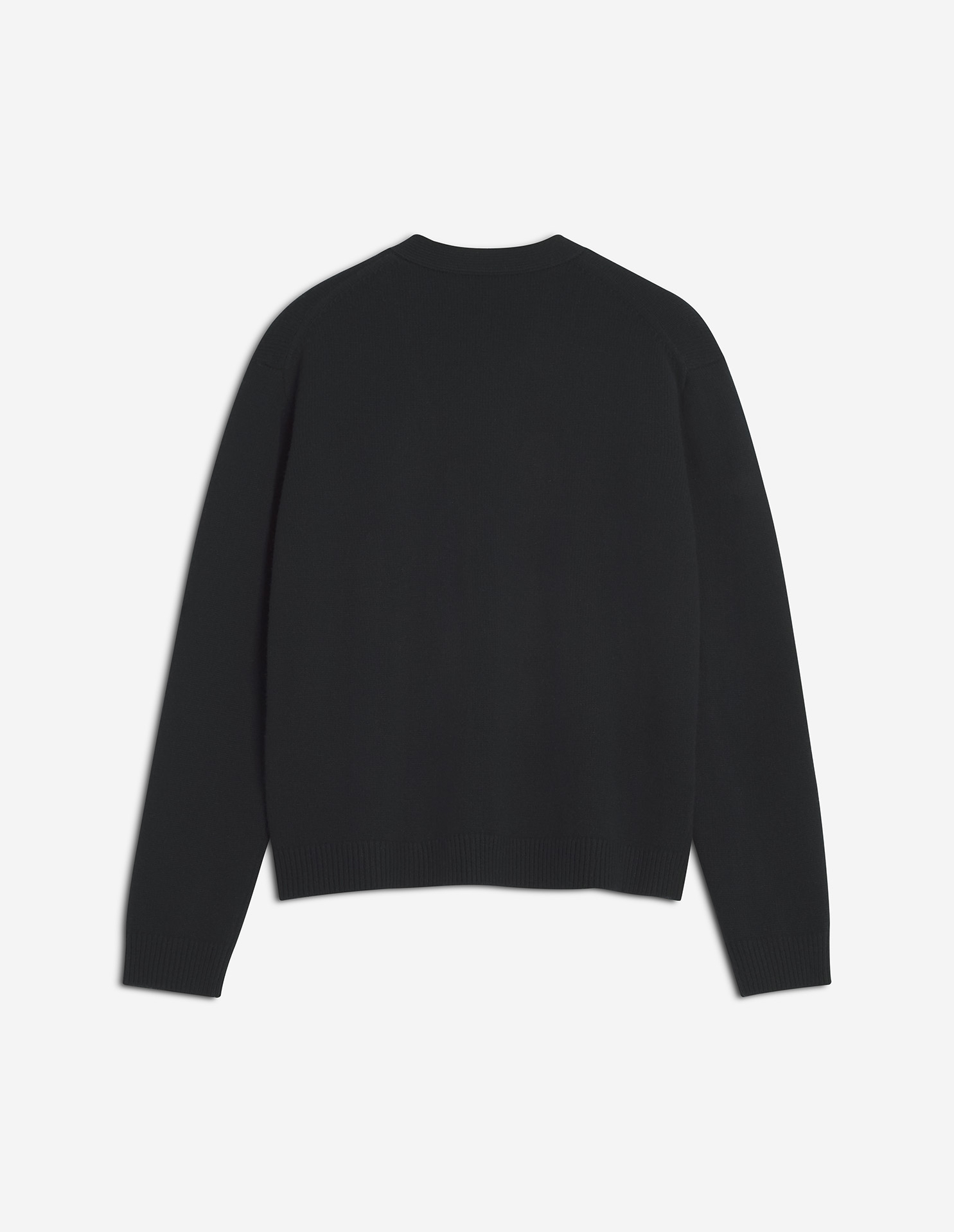 フォックスヘッド インターシャ メリノ カーディガン カーディガン black/medium grey melange