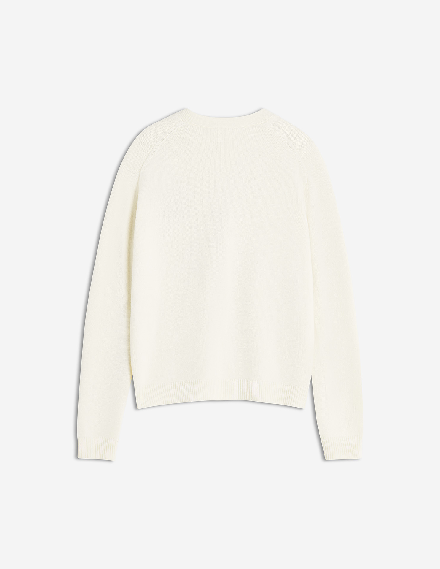 フォックスヘッド インターシャ メリノ カーディガン カーディガン ecru/tan beige