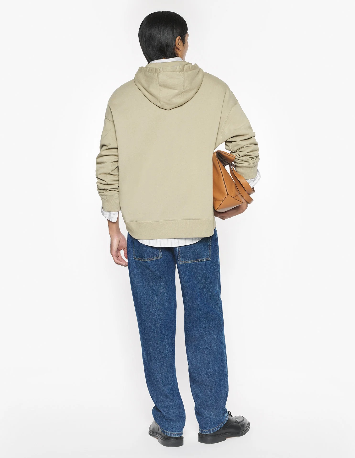 ドレスド フォックス オーバーサイズ フーディー スウェットシャツ&フーディ concrete beige