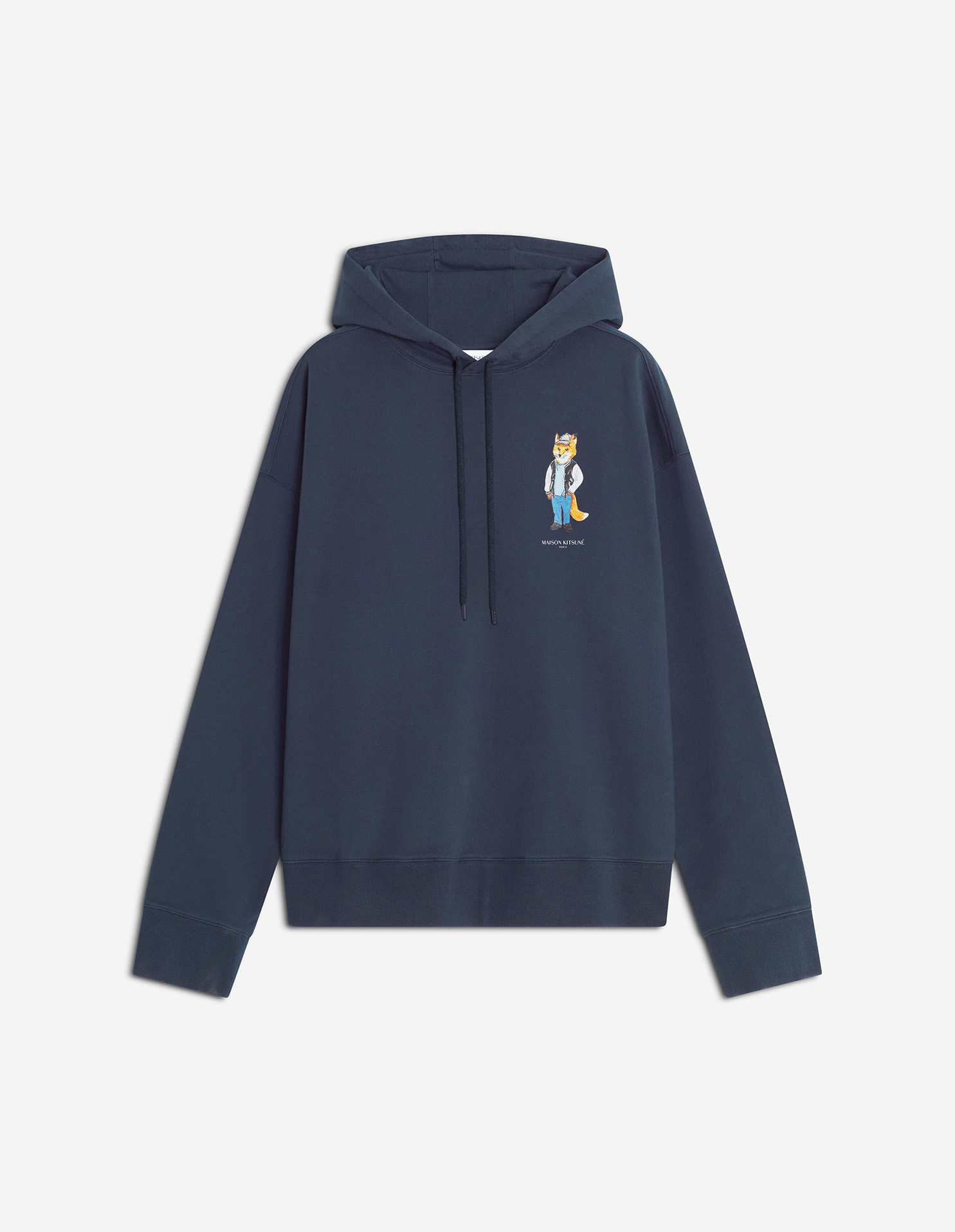 ドレスド フォックス オーバーサイズ フーディー スウェットシャツ&フーディ french navy