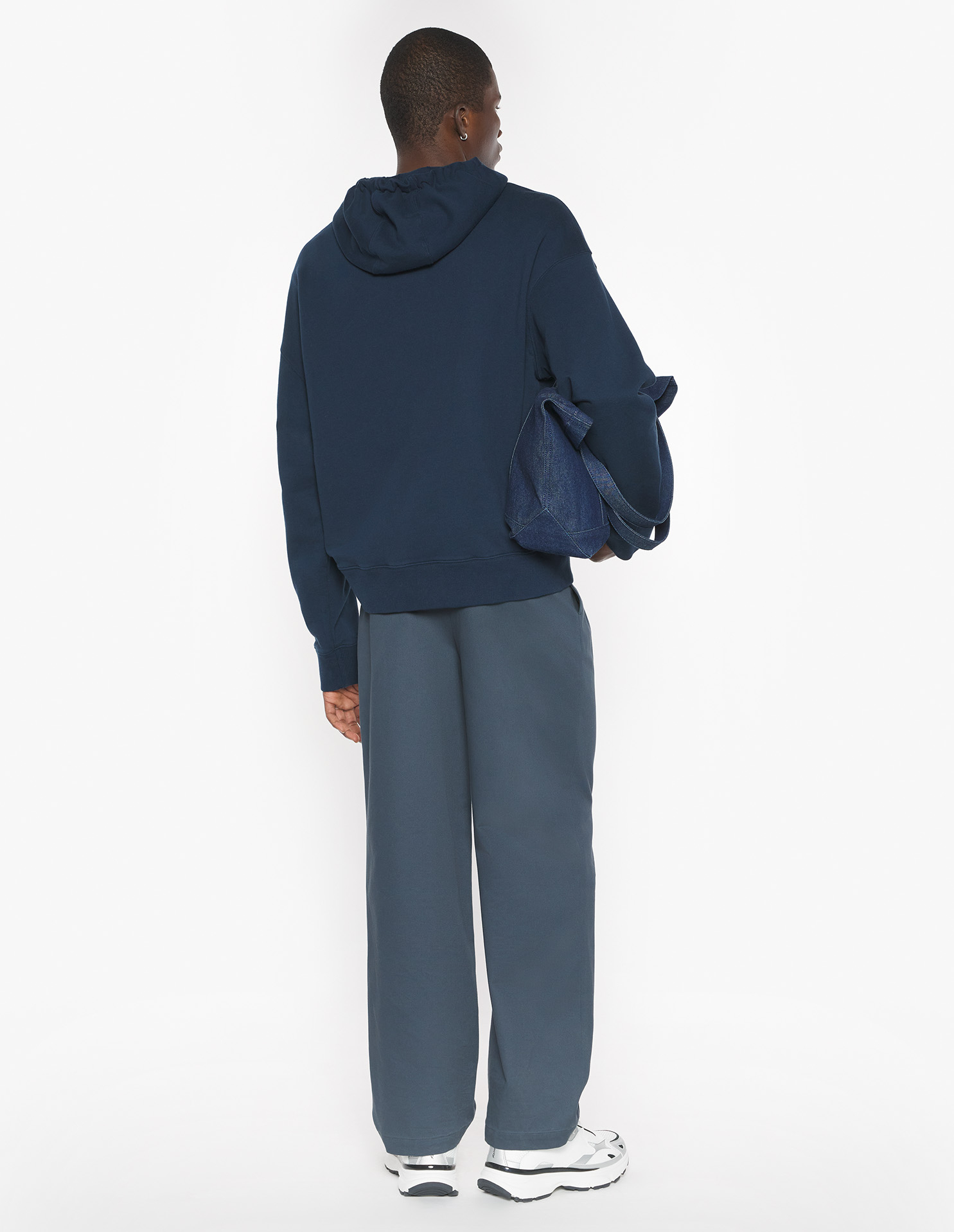 ドレスド フォックス オーバーサイズ フーディー スウェットシャツ&フーディ french navy